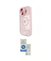 ieg™ iPhone 14 Pro Max Kılıf Kıvılcım Modern Koleksiyonu - Şeffaf Royal Nano Ekran Koruyucu