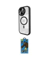 ieg™ iPhone 14 Pro Max Kılıf Kıvılcım Modern Koleksiyonu - Siyah 18D Cam Ekran Koruyucu