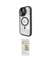 ieg™ iPhone 14 Pro Max Kılıf Kıvılcım Modern Koleksiyonu - Siyah Mat Seramik Nano Ekran Koruyucu