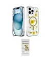 ieg™ iPhone 14 Pro Max Kılıf Kozmos Doku - Siyah Mat Seramik Nano Ekran Koruyucu
