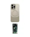 ieg™ iPhone 14 Pro Max Kılıf Kozmos Form Özel Seri - Siyah 360 Mat Full Body Arka Koruyucu