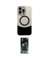 ieg™ iPhone 14 Pro Max Kılıf Kozmos Form Özel Seri - Siyah 360 Mat Full Body Arka Koruyucu