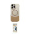 ieg™ iPhone 14 Pro Max Kılıf Kozmos Form Özel Seri - Siyah 6D Mat Seramik Hayalet Nano Ekran Koruyucu