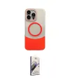 ieg™ iPhone 14 Pro Max Kılıf Kozmos Form Özel Seri - Siyah Bilvis 3D Mat Cam Ekran Koruyucu