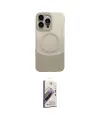 ieg™ iPhone 14 Pro Max Kılıf Kozmos Form Özel Seri - Siyah Bilvis 3D Mat Cam Ekran Koruyucu