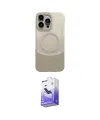 ieg™ iPhone 14 Pro Max Kılıf Kozmos Form Özel Seri - Siyah Bilvis 5in1 5D Magic Hayalet Cam Ekran Koruyucu
