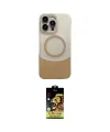 ieg™ iPhone 14 Pro Max Kılıf Kozmos Form Özel Seri - Siyah Buffer Cam Ekran Koruyucu