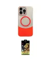 ieg™ iPhone 14 Pro Max Kılıf Kozmos Form Özel Seri - Siyah Buffer Cam Ekran Koruyucu