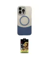 ieg™ iPhone 14 Pro Max Kılıf Kozmos Form Özel Seri - Siyah Buffer Cam Ekran Koruyucu