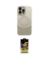ieg™ iPhone 14 Pro Max Kılıf Kozmos Form Özel Seri - Siyah Buffer Cam Ekran Koruyucu