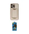 ieg™ iPhone 14 Pro Max Kılıf Kozmos Minimal Prime - Siyah 18D Cam Ekran Koruyucu
