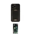 ieg™ iPhone 14 Pro Max Kılıf Kozmos Minimal Prime - Siyah 360 Mat Full Body Arka Koruyucu