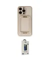 ieg™ iPhone 14 Pro Max Kılıf Kozmos Minimal Prime - Siyah Bilvis Hayalet Cam Ekran Koruyucu