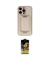 ieg™ iPhone 14 Pro Max Kılıf Kozmos Minimal Prime - Siyah Buffer Cam Ekran Koruyucu