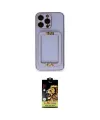 ieg™ iPhone 14 Pro Max Kılıf Kozmos Minimal Prime - Siyah Buffer Cam Ekran Koruyucu
