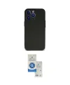ieg™ iPhone 14 Pro Max Kılıf Kozmos Yansıma Özel Seri - Şeffaf Royal Nano Ekran Koruyucu
