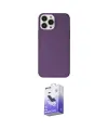ieg™ iPhone 14 Pro Max Kılıf Kutup Doku Koleksiyonu - Siyah Bilvis 5in1 5D Magic Hayalet Cam Ekran Koruyucu