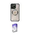 ieg™ iPhone 14 Pro Max Kılıf Kutup Modern - Siyah Bilvis 5in1 3D Magic Cam Ekran Koruyucu