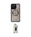 ieg™ iPhone 14 Pro Max Kılıf Kutup Modern - Siyah Bilvis Hayalet Cam Ekran Koruyucu