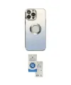ieg™ iPhone 14 Pro Max Kılıf Kutup Yansıma Özel Seri - Şeffaf Royal Nano Ekran Koruyucu