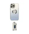 ieg™ iPhone 14 Pro Max Kılıf Kutup Yansıma Özel Seri - Siyah Bilvis Hayalet Cam Ekran Koruyucu