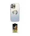 ieg™ iPhone 14 Pro Max Kılıf Kutup Yansıma Özel Seri - Siyah Buffer Cam Ekran Koruyucu