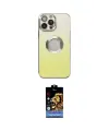 ieg™ iPhone 14 Pro Max Kılıf Kutup Yansıma Özel Seri - Siyah Buffer Hayalet Cam Ekran Koruyucu