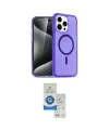 ieg™ iPhone 14 Pro Max Kılıf Nova Asil Prime - Şeffaf Royal Nano Ekran Koruyucu