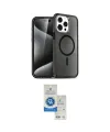 ieg™ iPhone 14 Pro Max Kılıf Nova Asil Prime - Şeffaf Royal Nano Ekran Koruyucu