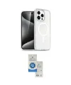 ieg™ iPhone 14 Pro Max Kılıf Nova Asil Prime - Şeffaf Royal Nano Ekran Koruyucu
