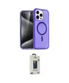 ieg™ iPhone 14 Pro Max Kılıf Nova Asil Prime - Siyah Bilvis Hayalet Cam Ekran Koruyucu