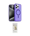 ieg™ iPhone 14 Pro Max Kılıf Nova Asil Prime - Siyah Mat Seramik Nano Ekran Koruyucu