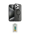 ieg™ iPhone 14 Pro Max Kılıf Nova Asil Prime - Siyah Polymer Nano Ekran Koruyucu