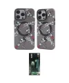 ieg™ iPhone 14 Pro Max Kılıf Nova Doku Koleksiyonu - Şeffaf 360 Full Body Arka Koruyucu