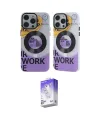 ieg™ iPhone 14 Pro Max Kılıf Nova Doku Koleksiyonu - Siyah Bilvis 5in1 3D Magic Cam Ekran Koruyucu