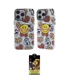 ieg™ iPhone 14 Pro Max Kılıf Nova Doku Koleksiyonu - Siyah Buffer Cam Ekran Koruyucu
