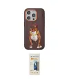 ieg™ iPhone 14 Pro Max Kılıf Nova Form Koleksiyonu - Siyah 6D Mat Seramik Hayalet Nano Ekran Koruyucu