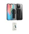 ieg™ iPhone 14 Pro Max Kılıf Nova Işık Koleksiyonu - Şeffaf Pasifik Cam Ekran Koruyucu