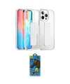 ieg™ iPhone 14 Pro Max Kılıf Nova Işık Koleksiyonu - Siyah 18D Cam Ekran Koruyucu