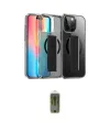 ieg™ iPhone 14 Pro Max Kılıf Nova Işık Koleksiyonu - Siyah Joko Magic 5D Hayalet Cam