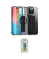 ieg™ iPhone 14 Pro Max Kılıf Nova Işık Koleksiyonu - Siyah Polymer Nano Ekran Koruyucu