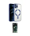 ieg™ iPhone 14 Pro Max Kılıf Nova Işık Özel Seri - Şeffaf 360 Full Body Arka Koruyucu