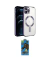 ieg™ iPhone 14 Pro Max Kılıf Nova Işık Özel Seri - Siyah 18D Cam Ekran Koruyucu
