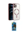 ieg™ iPhone 14 Pro Max Kılıf Nova Işık Özel Seri - Siyah 18D Cam Ekran Koruyucu