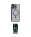 ieg™ iPhone 14 Pro Max Kılıf Nova Işık Özel Seri - Siyah 360 Mat Full Body Arka Koruyucu