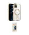 ieg™ iPhone 14 Pro Max Kılıf Nova Işık Özel Seri - Siyah 6D Mat Seramik Hayalet Nano Ekran Koruyucu
