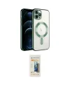 ieg™ iPhone 14 Pro Max Kılıf Nova Işık Özel Seri - Siyah 6D Mat Seramik Hayalet Nano Ekran Koruyucu