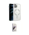 ieg™ iPhone 14 Pro Max Kılıf Nova Işık Özel Seri - Siyah Bilvis 3D Mat Cam Ekran Koruyucu