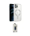 ieg™ iPhone 14 Pro Max Kılıf Nova Işık Özel Seri - Siyah Bilvis Hayalet Cam Ekran Koruyucu