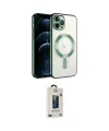 ieg™ iPhone 14 Pro Max Kılıf Nova Işık Özel Seri - Siyah Bilvis Hayalet Cam Ekran Koruyucu
